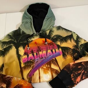 Balmain Graphic Hoodie XXL